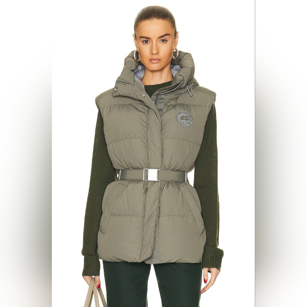 Canada Goose Olive Puffer Vest NWT